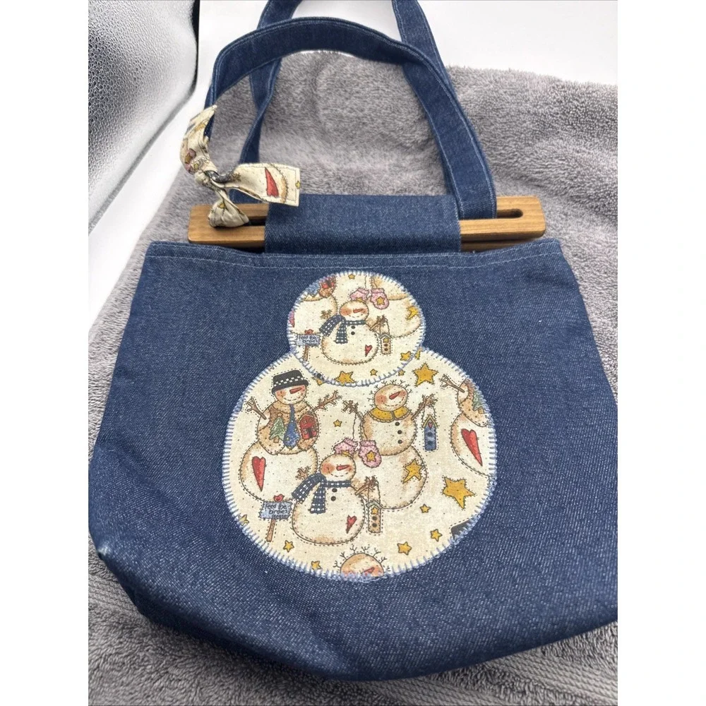 Unique Handmade Snowman Purse Fabulous Purses By Carol